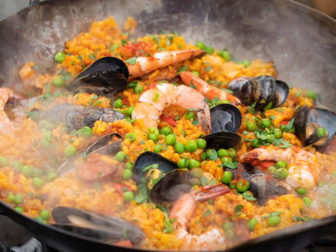 Smoky Seafood Paella